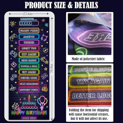 Birthday Party Games, Can Rolling Party Game for Kids Adults, Indoor Outdoor Group Activity, Game Controller Birthday Party Supplies Decorations, Funny Game for Birthday Retirement