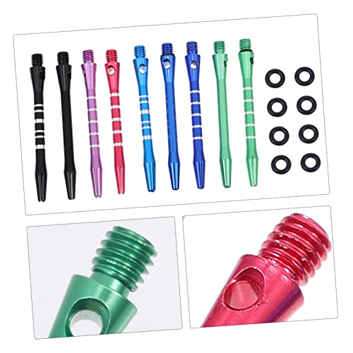 Abaodam 1set Lightweight Aluminum Alloy Dart Shafts Portable Metal Dart Stems Accessories for Enhanced Control and Durability