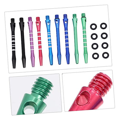 Abaodam 1set Lightweight Aluminum Alloy Dart Shafts Portable Metal Dart Stems Accessories for Enhanced Control and Durability