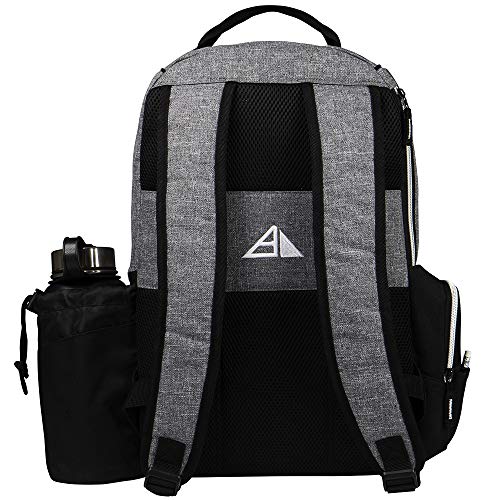 Axiom Discs Shuttle Disc Golf Backpack Bag (Choose Your Style and Color) - color: Heather Gray, style: Without Velcro Side Panel