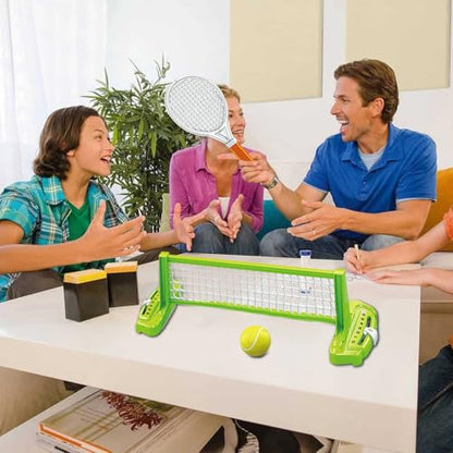 Table Tennis Set with Net - Portable Table Tennis Set with Retractable Net, 2 Paddles, 3 Balls, and Carrying Case | Lightweight Indoor Outdoor Pong Set, Durable 3-Ply Wood Paddles with High-