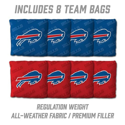YouTheFan NFL 2' x 4' Slogan Series Professional Wood Cornhole Game with Logo Bags - color: Buffalo Bills