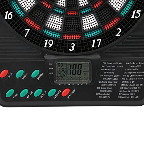JTLB Electronic Dartboard Playset, LCD Display, Automatic Rating, Dartboard Playset