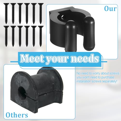 12 PCS Fishing Rod Clips, Pool Cue Holder Billiards Cue Clip Holders Wall Mounted Fishing Rod Holders Black Snooker Cues Locating Clip Holder Pool Racks with Screws