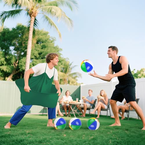 Granny Pants Yard Game Granny Pants Game with Strap Giant Yard Pant Toss Game Outdoor Party Game Granny Pants Outdoor Game with Bouncy Balls and Pump for Family Reunion Day Backyard Gatherings - color: Green Gold