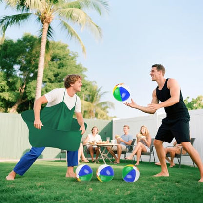 Granny Pants Yard Game Granny Pants Game with Strap Giant Yard Pant Toss Game Outdoor Party Game Granny Pants Outdoor Game with Bouncy Balls and Pump for Family Reunion Day Backyard Gatherings - color: Green Gold
