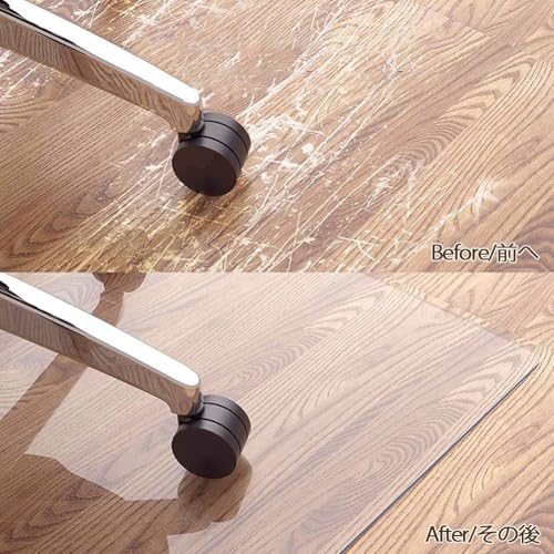 Clear PVC Mat for Desk Thickness 0.04in Home Floor Protector Mat Desk Writing Mat for Office Gaming Chairs Coffee Table Bedroom(12x16in) - size: 12x16in