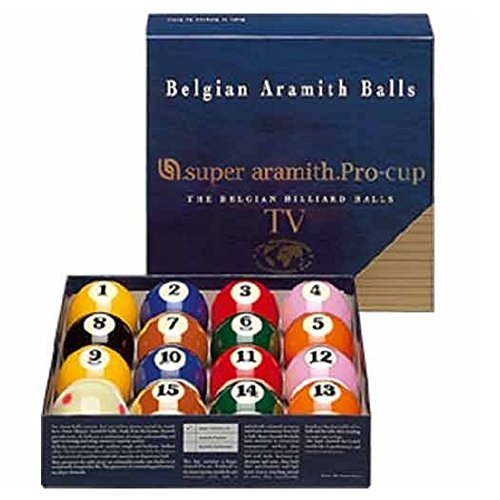 Cue and Case SATS Super Aramith Pro-Cup Television Edition Billiard Set