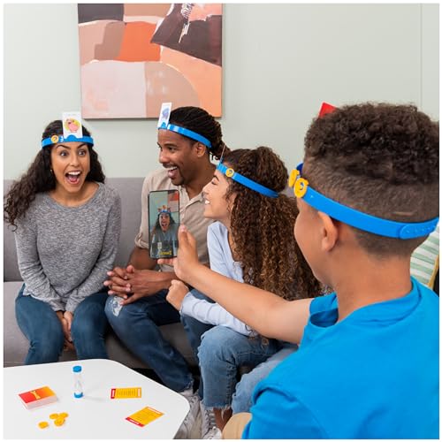 Hedbanz, Quick Question Picture Guessing Family Game for Game Night Headbands Board Game, for Adults and Kids Ages 7 and Up (Edition May Vary) - style: Older Edition May Vary Hedbanz