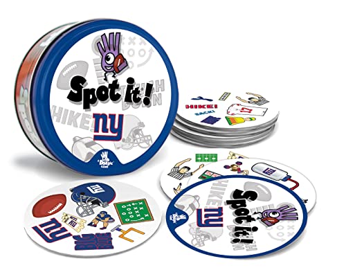 Masterpieces Officially Licensed NFL New York Giants Spot It Game for Youth and Adults - style: New York Giants