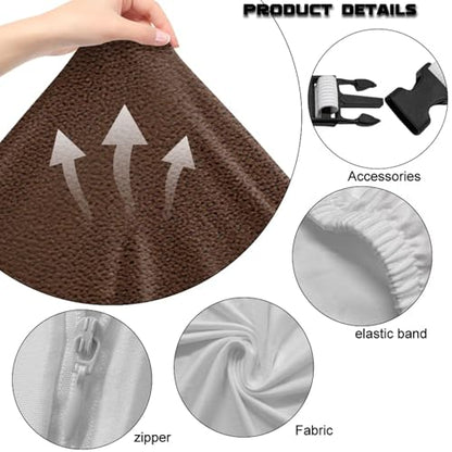 Labrador Dog Paw Print Gaming Chair Covers, Stretchable Non-Slip Rotating Armchair Covers Easy Install Gamer Chair Cover with Armrest Cover for Home Office - color: Labrador Dog Paw