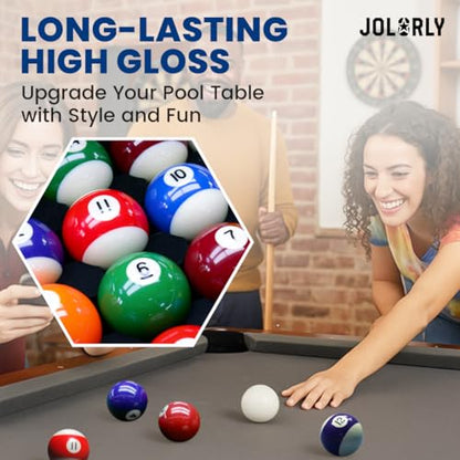 Pool Balls Billiard Set – 2-1/4" Regulation Size, 6 oz Professional Weight, AAA Grade Pure Resin, Pool Table Balls for Tournament, Bar, Game Room & Gifts - style: Classic