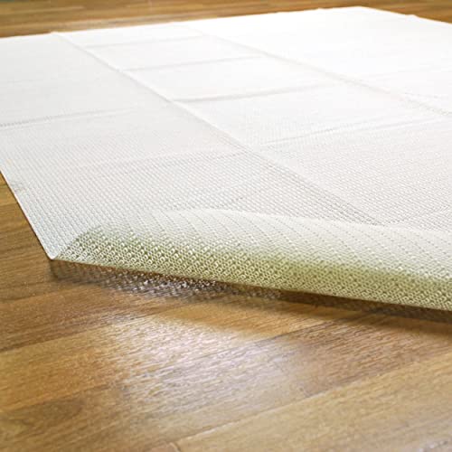 Superior Area Rug Pad, Non-Slip, Non-Skid, Floor Protector, Table Runner, Hardwood And Tile Floors Padding, Washable, Place Mats, Gripper Mat, Slide Stoppers, Rubber Rug Grip, 2' x 8', Cream - size: 2' x 8' (Rectangular)