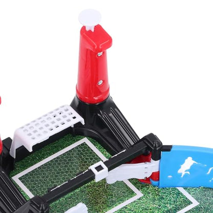Mini Foosball Table, Double Player Battle Tabletop Soccer Games, Desktop Football Pinball with 2 Balls for Indoor Game Room Family Night Adults Kids