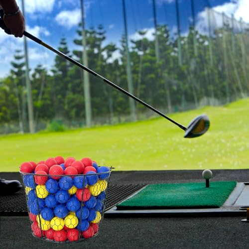 Abaodam Golf Basket Portable Golf Container Pressure Resistant Design for Outdoor Sports Easy Storage and Carrying for Driving Range