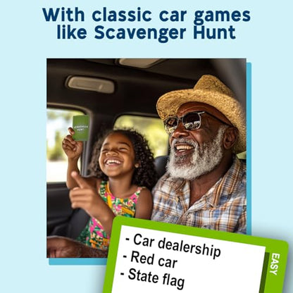 The Ultimate Road Trip Game Bundle, a 4-in-1 Travel Game and Car Game for Kids and Adults, Filled with Must-Have Road Activities
