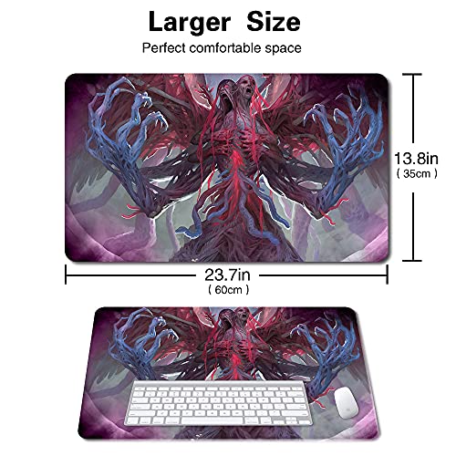 Board Game MTG Playmat Games Size 60X35 cm CCG Compatible for MTG CCG RPG Trading Card Game (BRISELA, Voice of Nightmares) - color: Brisela, Voice of Nightmares