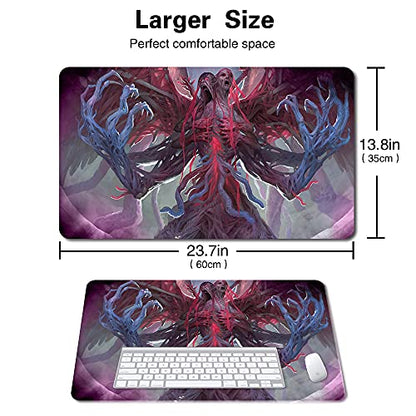 Board Game MTG Playmat Games Size 60X35 cm CCG Compatible for MTG CCG RPG Trading Card Game (BRISELA, Voice of Nightmares) - color: Brisela, Voice of Nightmares