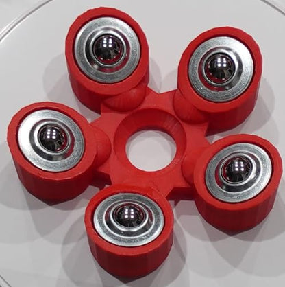 Bowling Ball Spinner - color: Red