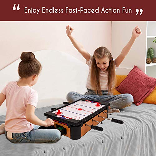 Point Games Hockey Table, Mini Table Games for Kids, Arcade Game for Boys & Girls, Great Gift fro Children Ages 3+ - style: 3in1