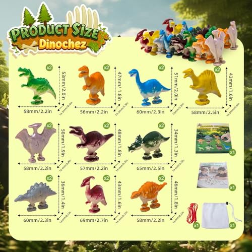 Unleash Prehistoric Fun Dinosaur Magnet Chess Game - 20 Vibrant Dino Stones with String & Storage Bag, Addictive Portable Strategy Toy for Family Game Night & Stocking Stuffers