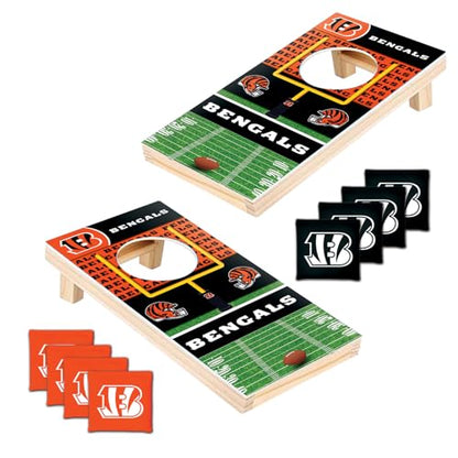 MasterPieces Officially Licensed NFL Tabletop Cornhole for Adults - style: Cincinnati Bengals