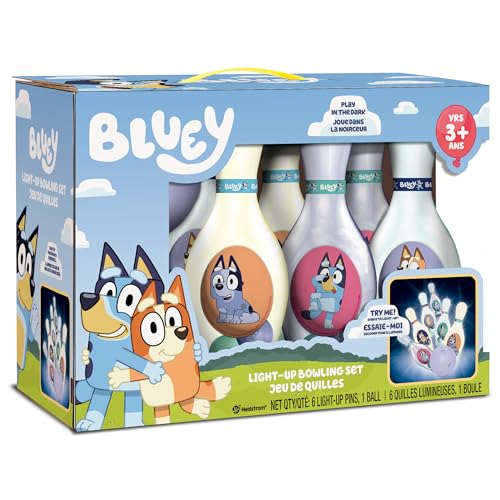 Hedstrom Light Up Bowling Set Game, Bluey - color: Bluey