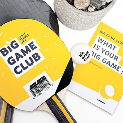 Premium Table Tennis Ping Pong Paddle Set - Perfect for Office, School, Home, Party, Family Games - Great as Professional & Recreational Game - Limited Edition