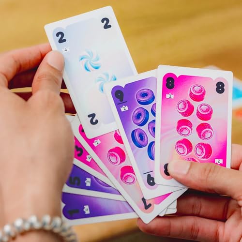 Hasbro Gaming Sweet Takes Game | Candy Themed Family Card Game for Kids, Teens, and Adults | 2 to 5 Players | 30 Mins. | Fun Summer Activities | Vacation Travel Essentials | Ages 8+