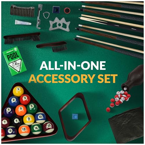 Hathaway Deluxe Billiards Accessory Kit - color: Walnut Finish