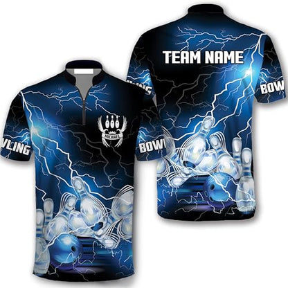 GABITA Personalized Bowling Jerseys for Men, Custom Bowling Polo Shirt, Bowling Shirts Gift for Bowler Team Player - color: A41