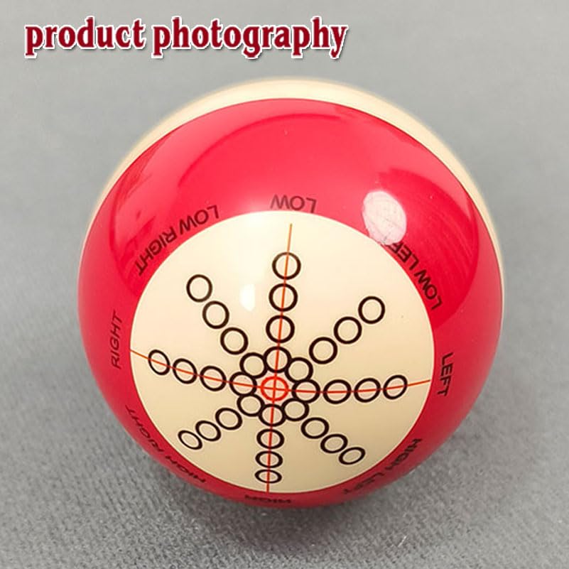 High-Precision Training Cue Ball,Billiard Training,57.2mm/2.3in, Advanced Resin,which is resistan-t to wear and Impact,1 PC
