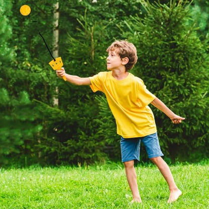 3 Sets Toss Catch Ball Toy with Scoop for Kids Ages 3-5 - Lightweight Portable Ball and Scoop Outdoor and Indoor Game for Children