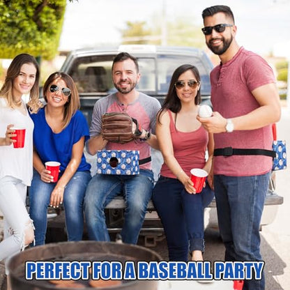 Shyyween 4 Pack Baseball Shaking Swing Balls Party Game, Waist Strap Shake Box Set with 80 Balls, Indoor Outdoor Birthday Carnival Family Games