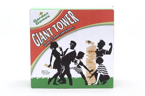 Garden Games Giant Tower (Pine, with Bag)