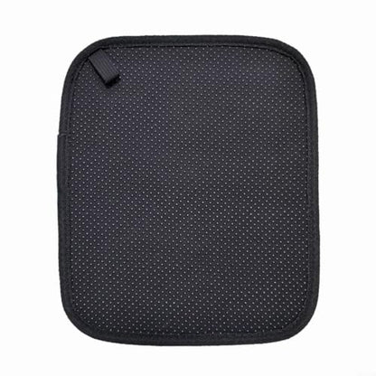 FABULETTA Microfiber Bowling Ball Cleaning Towel with Grip Beads, 10x8 Inch Reusable Pad for Removing Lane Oil and Dirt, Soft Non-Scratch Accessory for Gym(Black) - color: Black