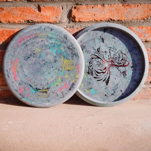 Yikun Midrange Disc Golf Discs|Pro Worlds 2025 Limited Edition|Overstable Mid-Range Discs Golf 170-176g| Technical Approach Disc for Wooded Courses in Premium Plastic - color: grey