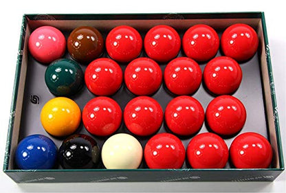 Aramith Belgian Premier Snooker Balls 2 1/4 inch - No Numbers - Free US Shipping