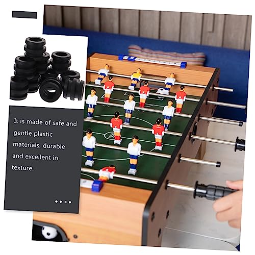 1set Football Machine Bearing Rods Durable Plastic Foosball Bushings for Tabletop Games Compact for Easy Storage Replacement Parts for Standard Foosball Tables Enhance Your 15pcs