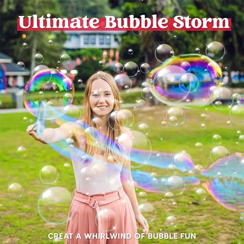 JOYIN Big Bubble Wands Set, 48 Pcs Giant Bubble Maker with Tray Bulk for Kids Adults Gifts, Summer Outside Toys, Easter Basket Stuffers, Birthday Party Favors - style: Various