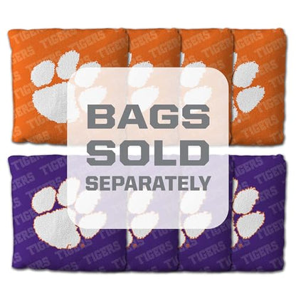 YouTheFan NCAA 2' x 4' Slogan Series Professional Wood Cornhole Game - color: Clemson Tigers
