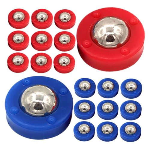 KOMBIUDA 20pcs Shuffleboard Accessories Mini Pucks Replacement Beads Tabletop Game Parts Easy Setup Versatile for Home Club Venues