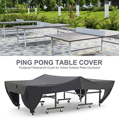 Waterproof Pong Table Cover Tennis Cover Outdoor Indoor Anti-UV Pong Table Cover