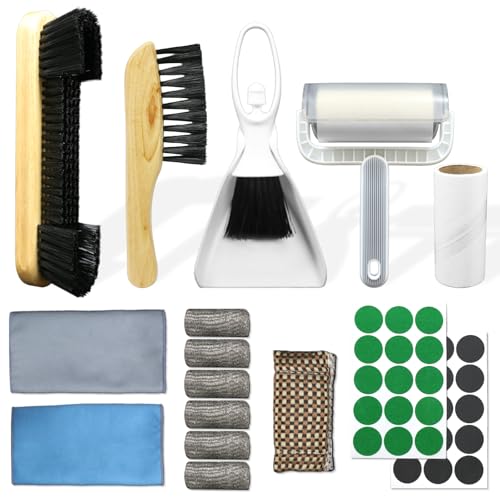 Pool Table Brush Set, Pool Table Brush for Felt & Rail Cleaning, Billiard Table Cleaner Accessories Kit