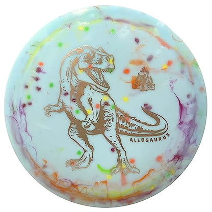 Allosaurus Disc Golf Distance Driver for Children and Novice Players | Ultra Lightweight | Made by Dino Discs