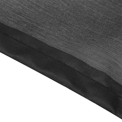 Outdoor Waterproof Table Tennis Table Cover 280x150x5cm Polyester for Ping Pong Tables Protects Against Rain Dust Sun - color: Black