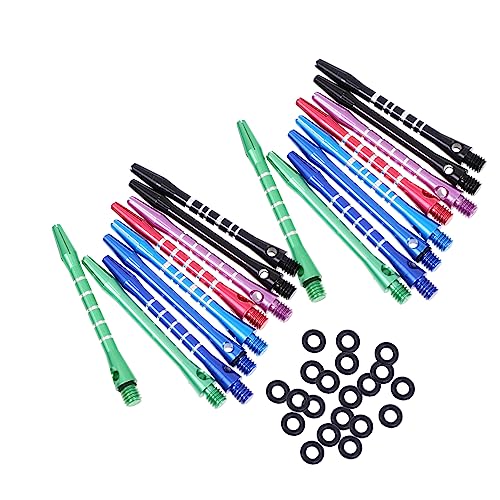 1set Lightweight Aluminum Alloy Dart Shafts Replacement Stems Knurled Grip for Enhanced Control and Balance for Tip and Soft Tip