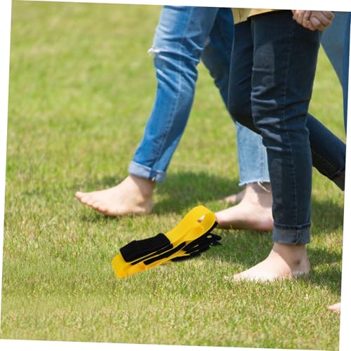 VICASKY 2pcs Giant Footsteps Team Game for Outdoor Relay Races Quality Activity Equipment for Boy Girl and Adults for Family Gatherings Training Events and Holiday Celebrations