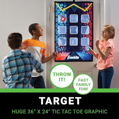 Franklin Sports MLB and NFL Target Toss Game - Kids Over The Door Mini Throwing Game - Perfect Indoor Toy for Kids - style: Tic-Tac-Toe