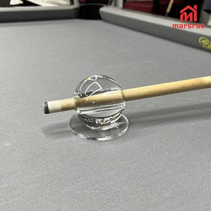 Billiards Training Aids, Stroke Trainer, Transparent Billiard Ball Stroke Billiards Artifact Accessories Multifunction for Pool Table, Angle Aiming Practice Tool for Exerciser Beginners Snooker (1Pc)